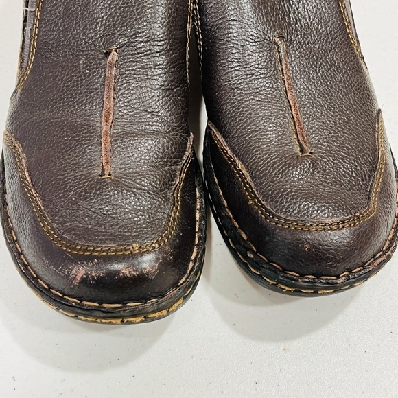 BOC Born On Concept Shoes Brown Leather Slip On Loafers 9.5 M - Picture 2 of 5